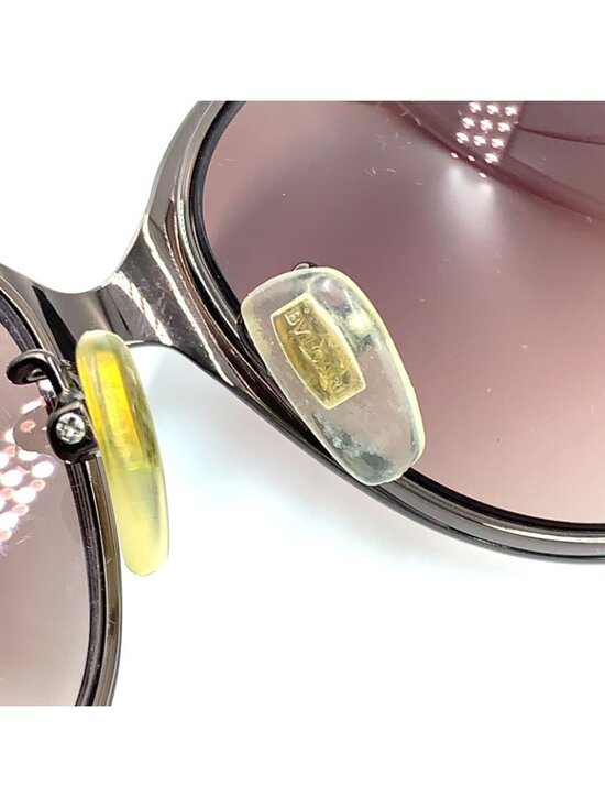 Bvlgari Circle Motif Acetate Metal Brown Sunglasses Gold BV Eyewear main image 8